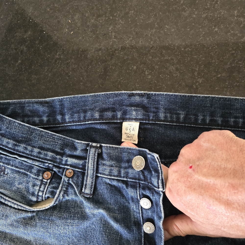 RRL slim fit slevage jeans - Picture 3 of 5